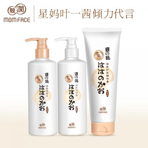 亲润孕妇洗护三件套 豆乳洗发水+护发素+沐浴露 天...