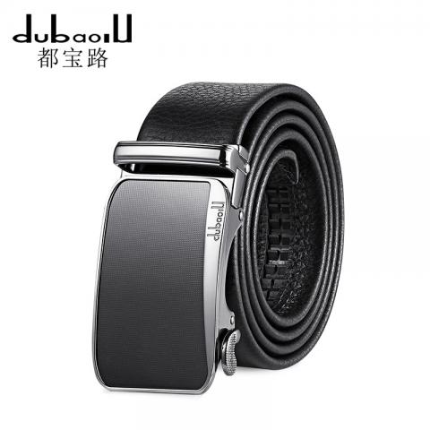 都宝路正品男士皮带头层牛皮青年休闲自动扣腰带 男真...